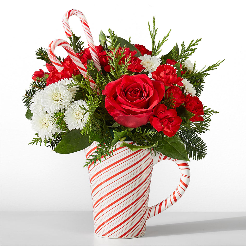 Peppermint Swirl Mug – RICHARD FLOWERS & GIFTS LLC, Clearwater FL