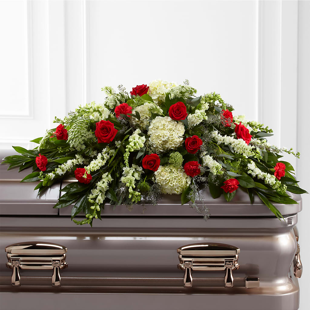 Sincerity Casket Spray – RICHARD FLOWERS & GIFTS LLC, Clearwater FL