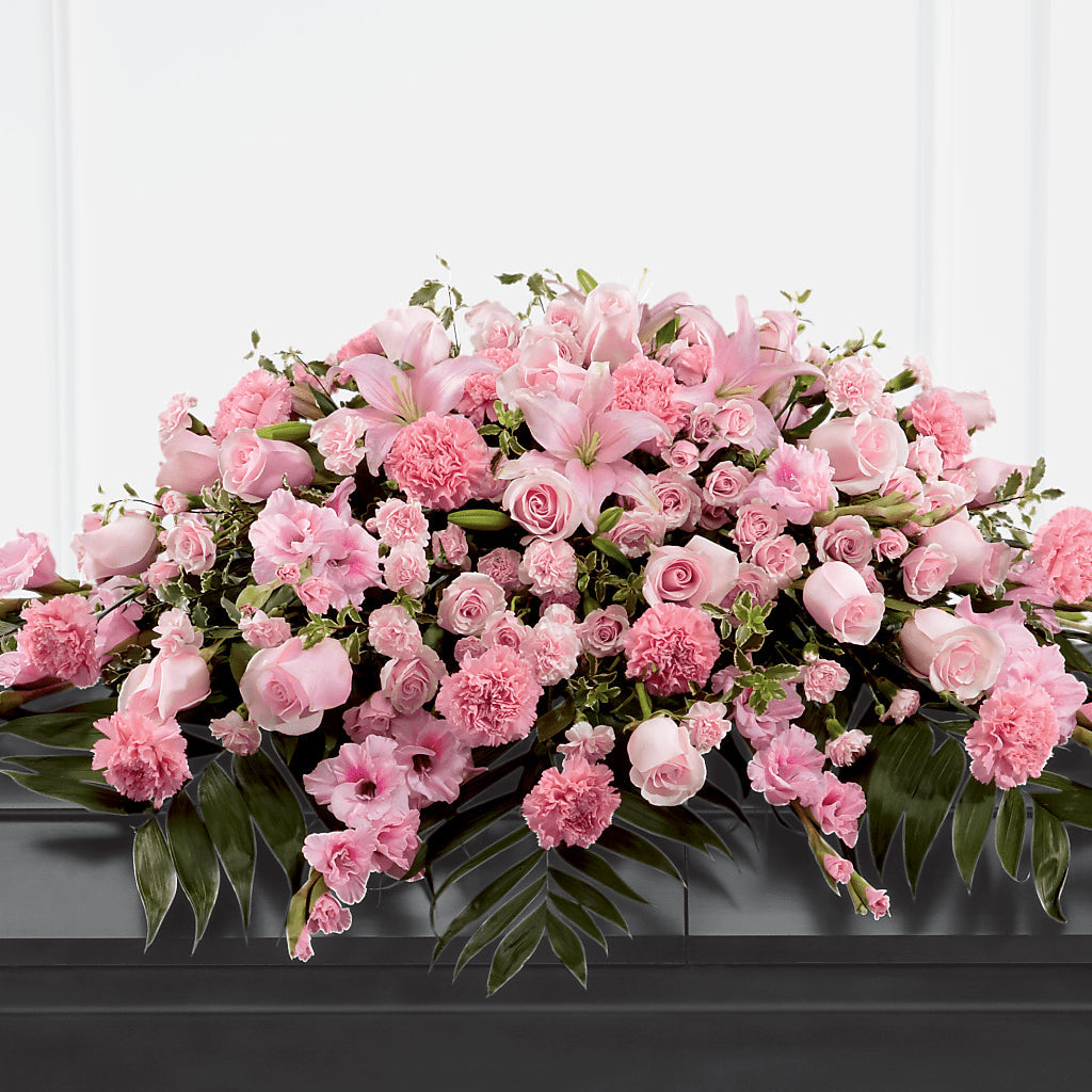 Garden of Comfort Casket Spray (Standard) – RICHARD FLOWERS & GIFTS LLC, Clearwater FL