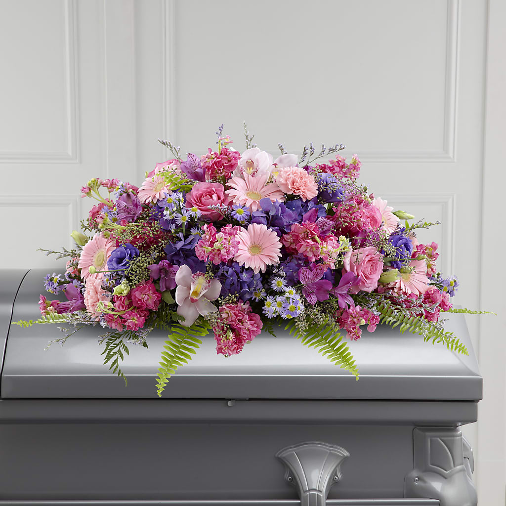 Glorious Garden Casket Spray – RICHARD FLOWERS & GIFTS LLC, Clearwater FL