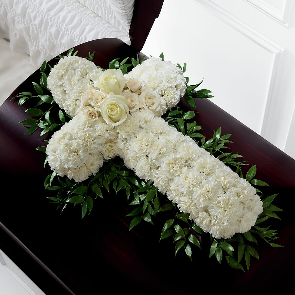 Peaceful Memories Casket Spray (Standard) – RICHARD FLOWERS & GIFTS LLC, Clearwater FL