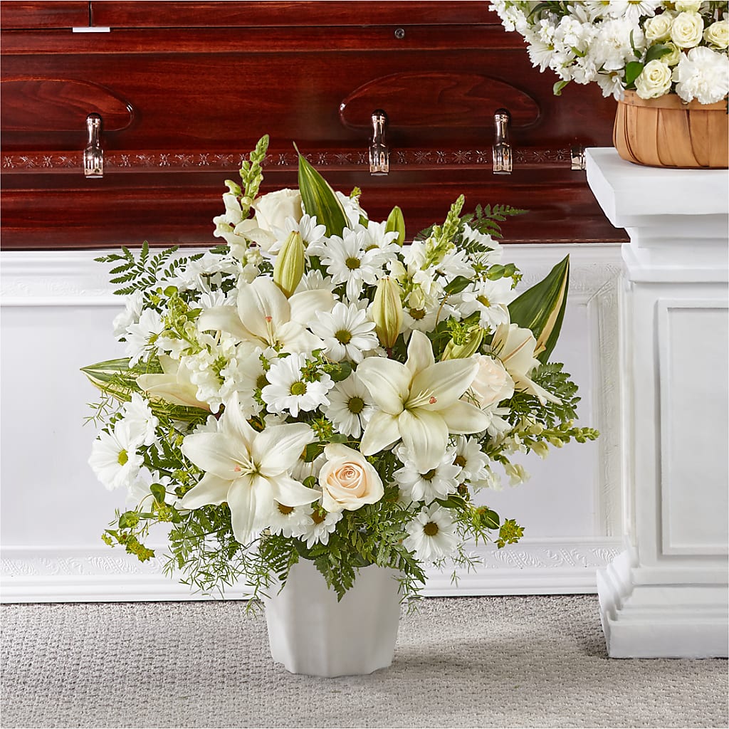 Thoughts of Tranquility Floor Basket – RICHARD FLOWERS & GIFTS LLC, Clearwater FL