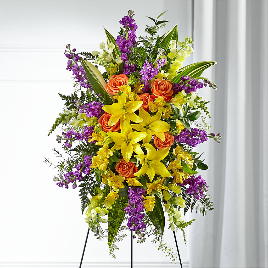 Thoughtful Prayers Standing Spray – RICHARD FLOWERS & GIFTS LLC, Clearwater FL