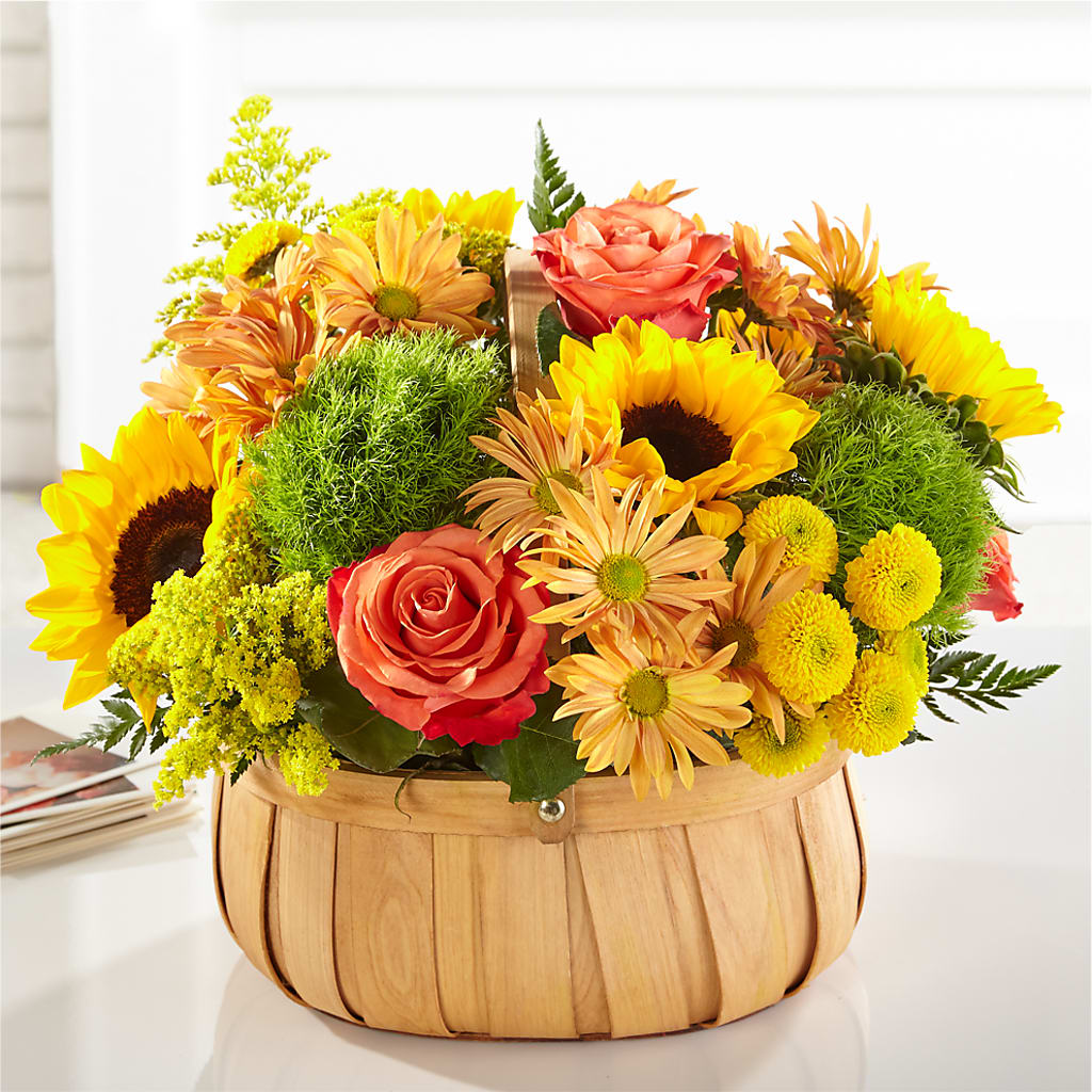 Harvest Sunflower Basket – RICHARD FLOWERS & GIFTS LLC, Clearwater FL