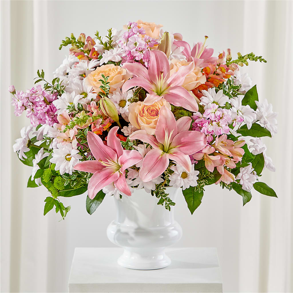 Heartfelt Gesture Urn Arrangement – RICHARD FLOWERS & GIFTS LLC, Clearwater FL