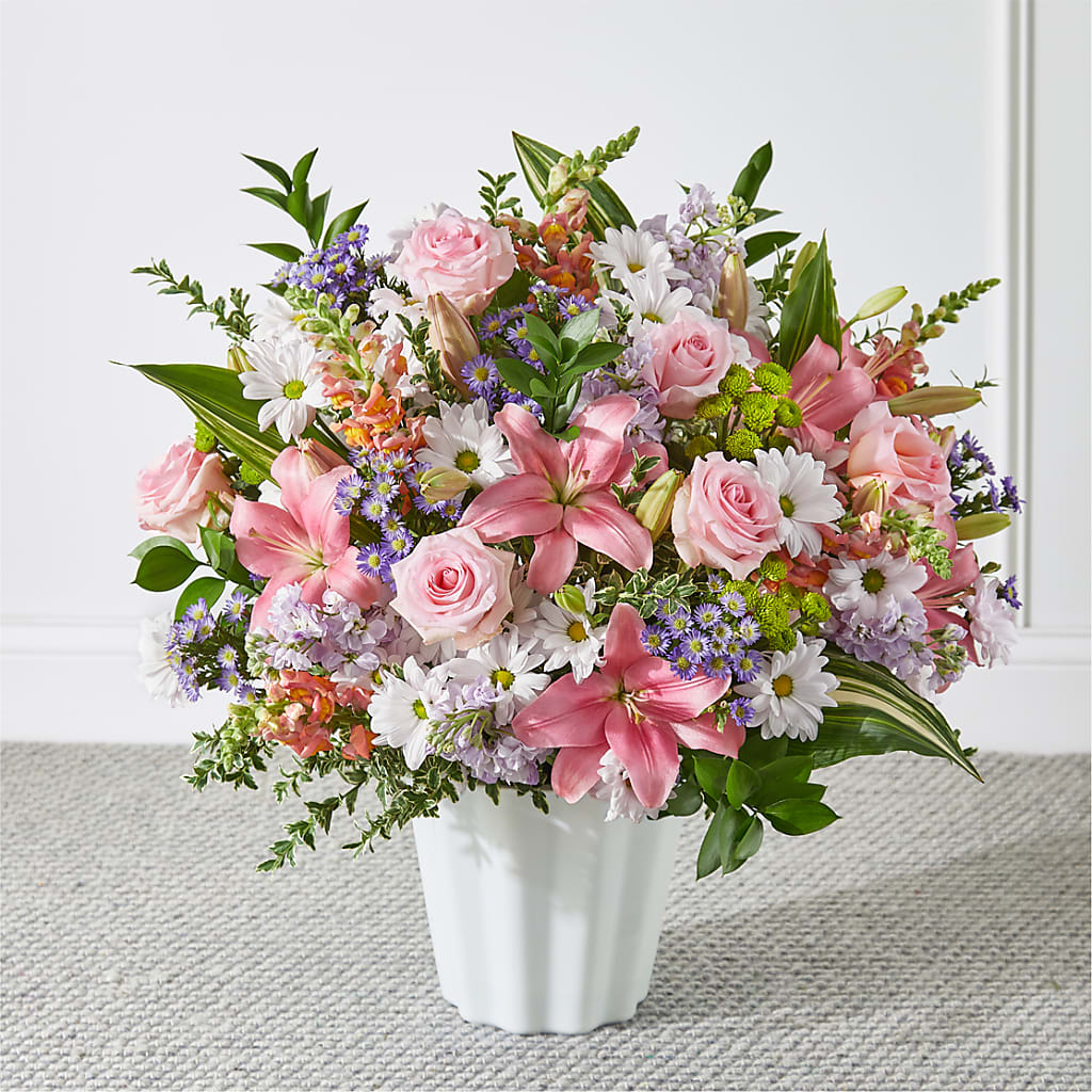 Abundant Compassion Floor Basket – RICHARD FLOWERS & GIFTS LLC, Clearwater FL