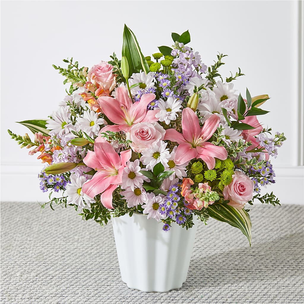 Abundant Compassion Floor Basket – RICHARD FLOWERS & GIFTS LLC, Clearwater FL