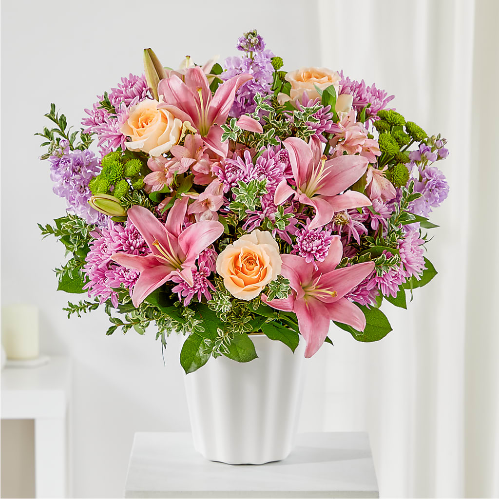 Supportive Embrace Tabletop Basket – RICHARD FLOWERS & GIFTS LLC, Clearwater FL