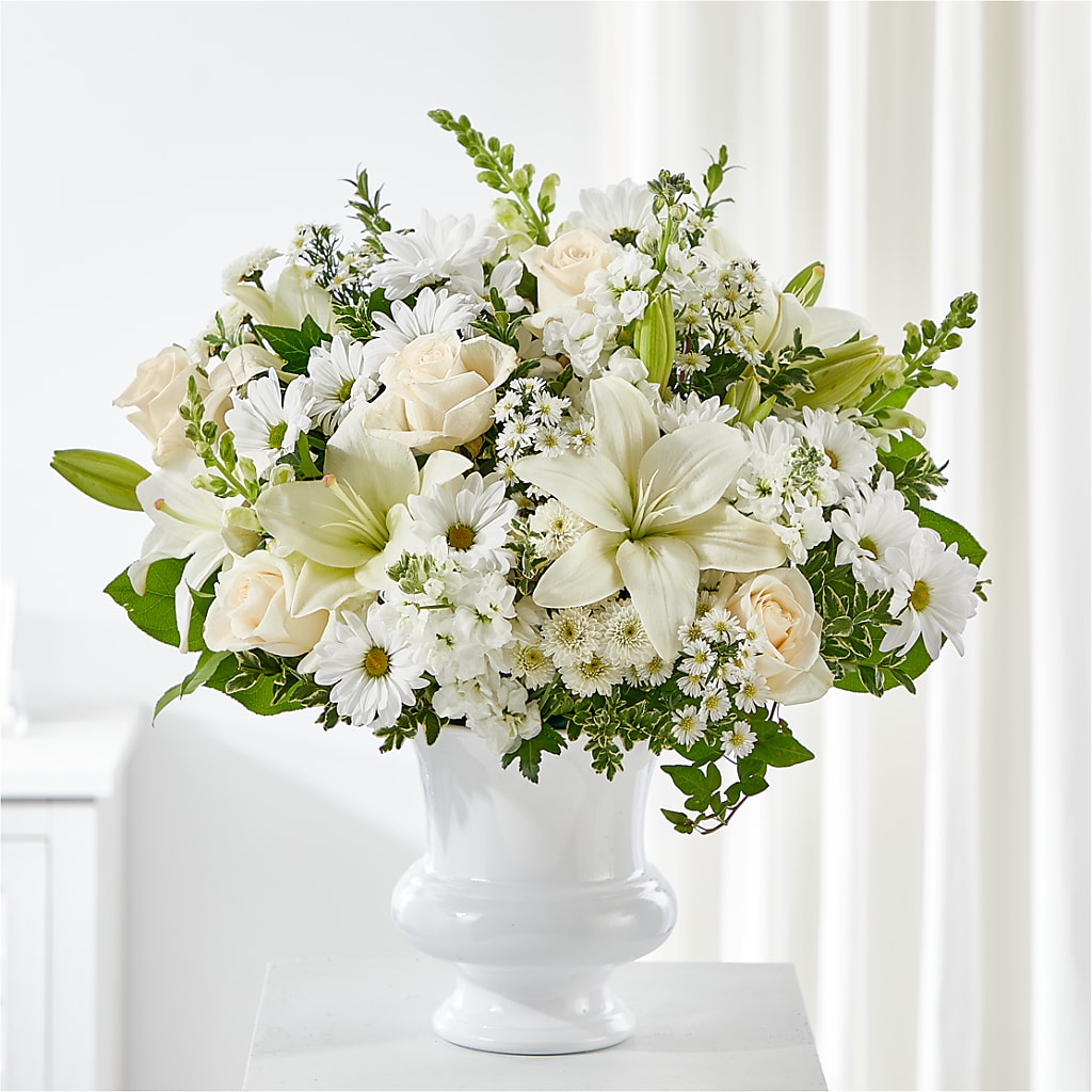 Uplifting Urn Arrangement – RICHARD FLOWERS & GIFTS LLC, Clearwater FL