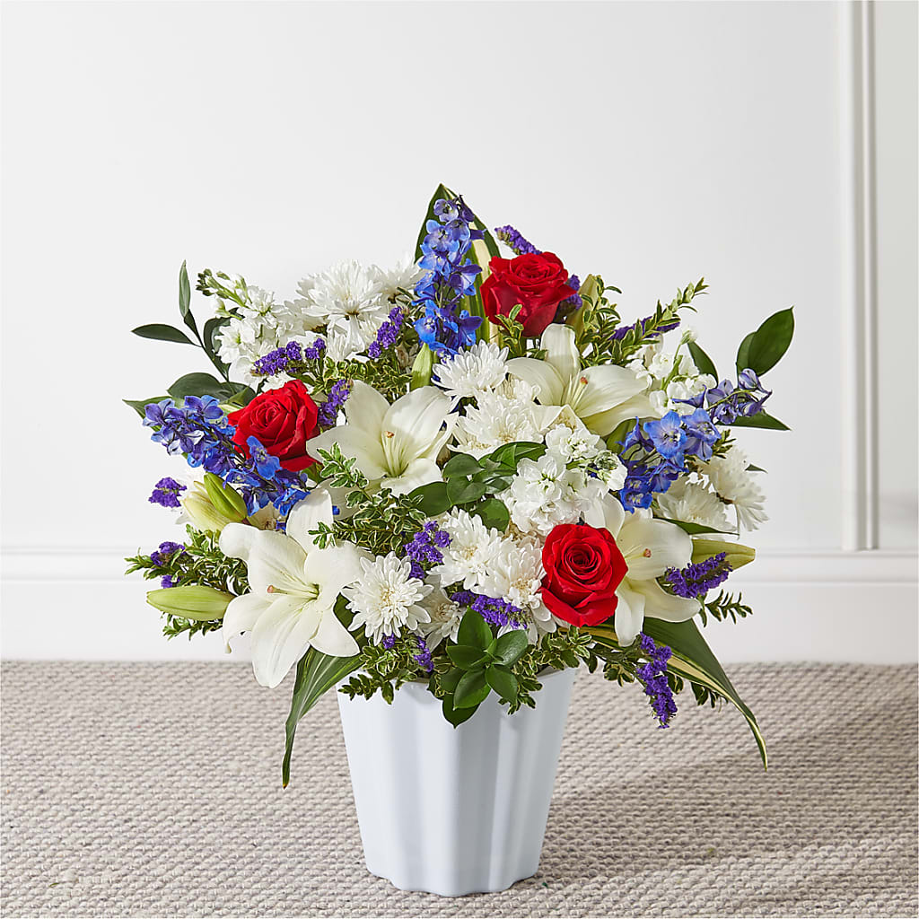 Consoled Floor Basket – RICHARD FLOWERS & GIFTS LLC, Clearwater FL