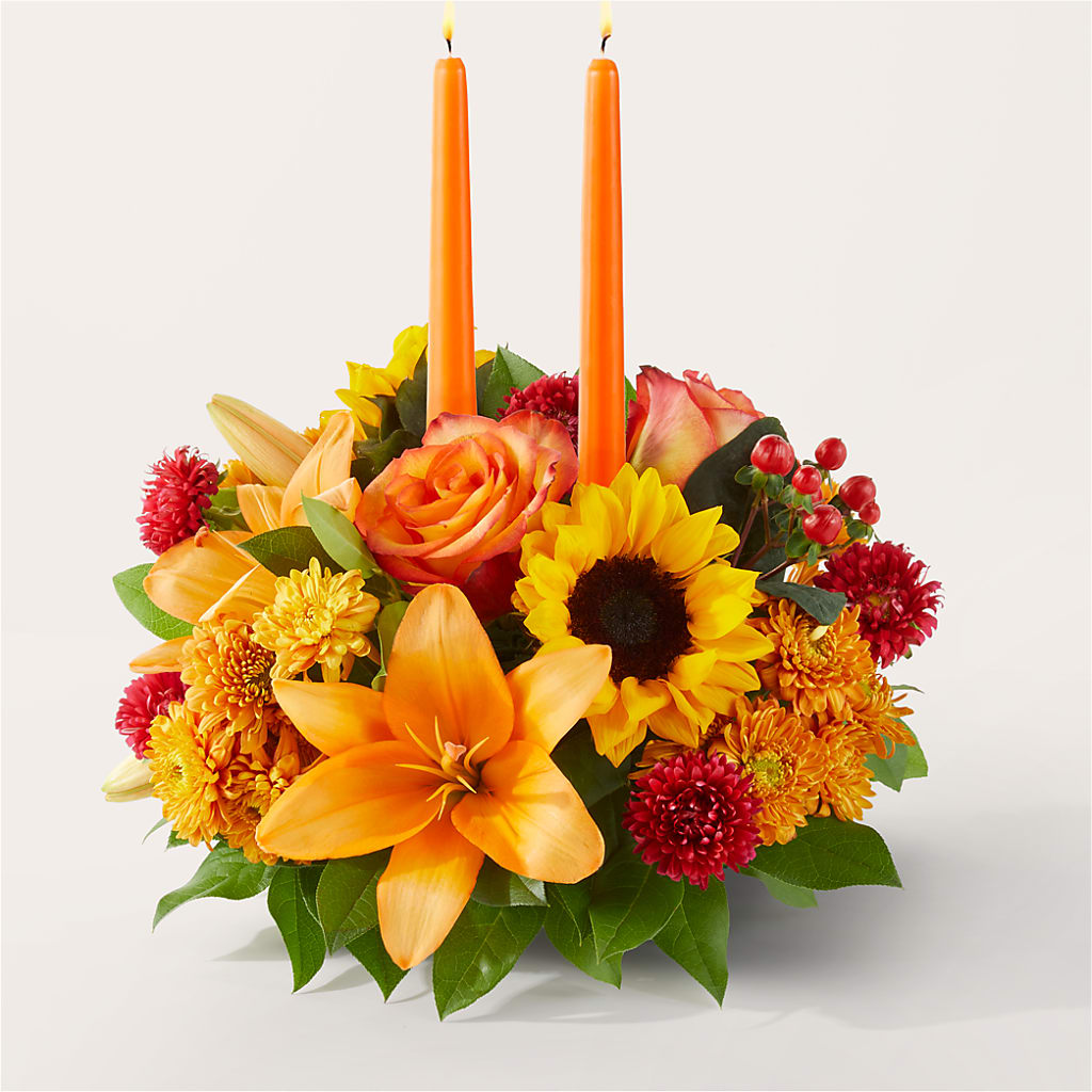 Grateful Centerpiece – RICHARD FLOWERS & GIFTS LLC, Clearwater FL
