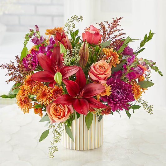Burgundy Landscape Bouquet – RICHARD FLOWERS & GIFTS LLC, Clearwater FL