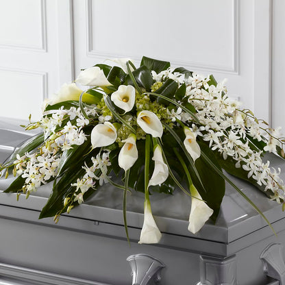 Angel Wings Casket Spray – RICHARD FLOWERS & GIFTS LLC, Clearwater FL