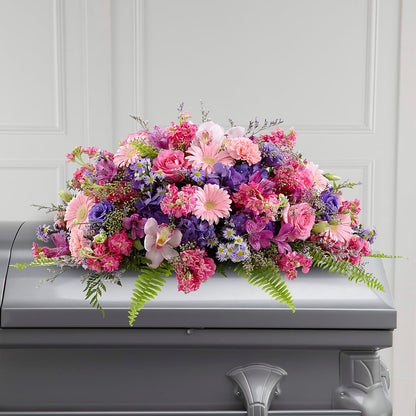 Glorious Garden Casket Spray – RICHARD FLOWERS & GIFTS LLC, Clearwater FL