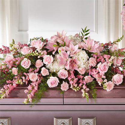 Life & Remembrance Casket Spray – RICHARD FLOWERS & GIFTS LLC, Clearwater FL