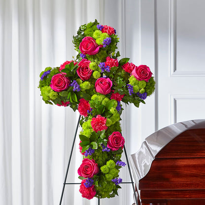 Tribute Rose Floral Cross – RICHARD FLOWERS & GIFTS LLC, Clearwater FL