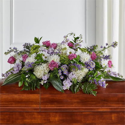 Meadows of Serenity Casket Spray – RICHARD FLOWERS & GIFTS LLC, Clearwater FL