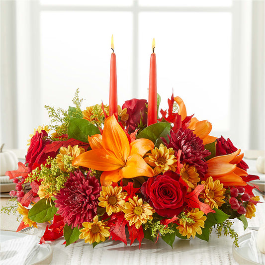 Autumn's Embrace Centerpiece – RICHARD FLOWERS & GIFTS LLC, Clearwater FL