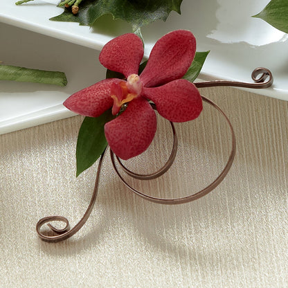 Red Mokara Boutonniere – RICHARD FLOWERS & GIFTS LLC, Clearwater FL